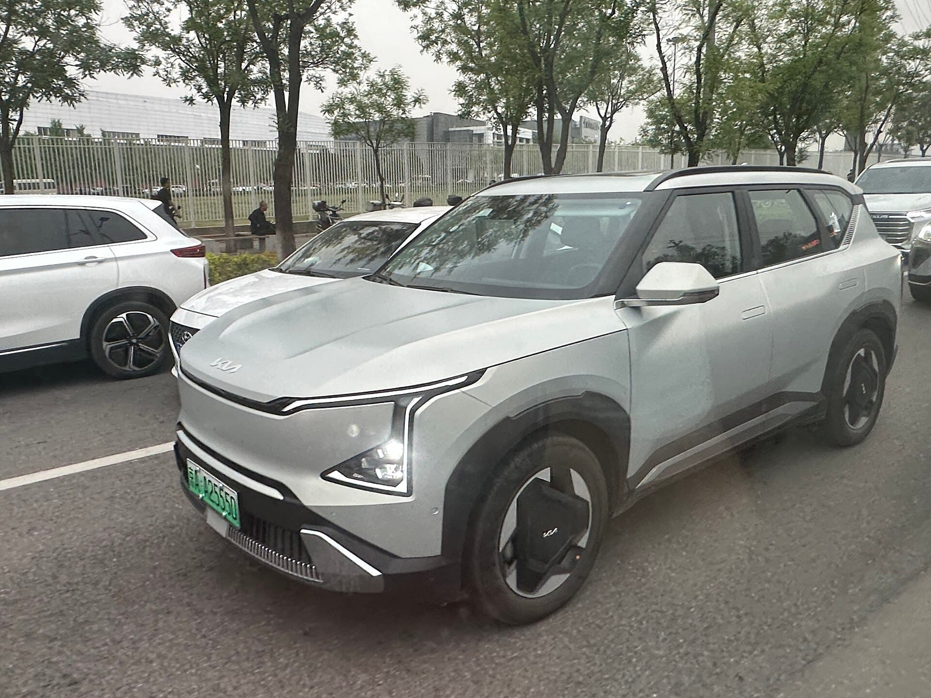 Kia EV5 photograph. Overseas EV5 pictured; Australian variants may differ.