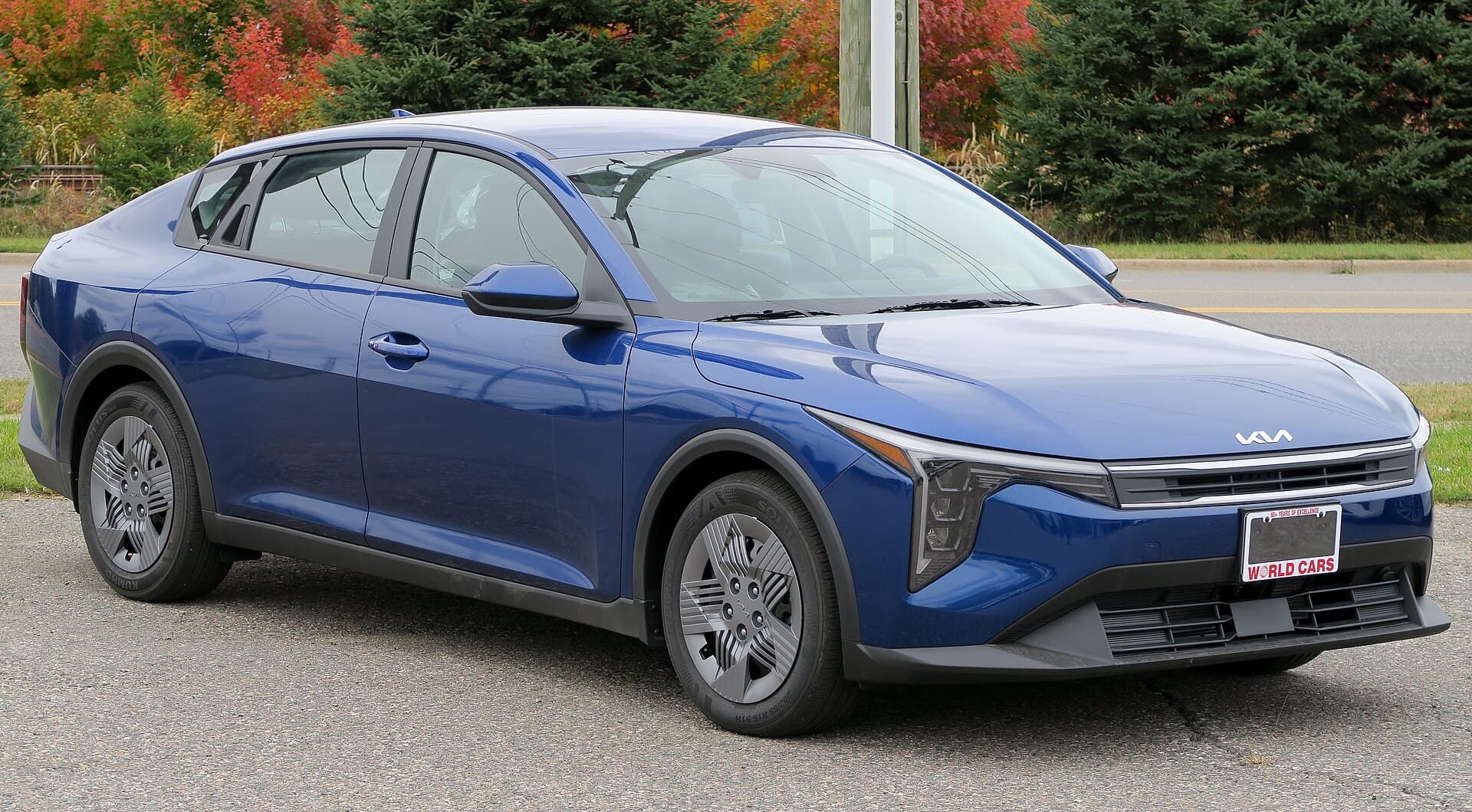 Kia K4 photograph. Overseas K4 sedan pictured; Australian variants may differ.
