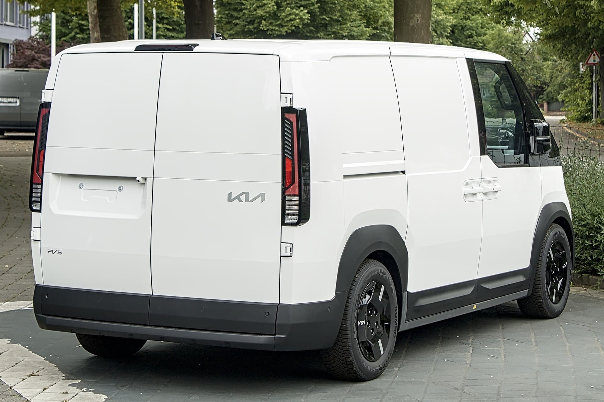 Kia PV5 Cargo photograph. Overseas PV5 Cargo pictured; Australian variants may differ.